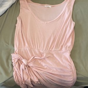 Pastel pink casual dress